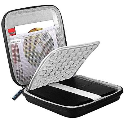Lacdo Housse Etui de Protection Sac Portable pour Lecteur Externe DVD ASUS HP Apple USB SuperDrive Dell Samsung et d'autres Disque Interne Universal DVD CD Blu Ray graveur Rangement Pochette, Noir Lacdo Housse Etui de Protection Sac Portable pour Lecteur Externe DVD ASUS HP Apple USB SuperDrive Dell Samsung et d'autres Disque Interne Universal DVD CD Blu Ray graveur Rangement Pochette, Noir