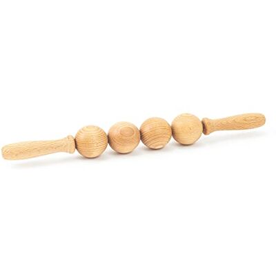tuuli Accessories Anti Cellulite Masseur Rouleau de Massage Appareil de Balles Maderothérapie Bois 40 cm tuuli Accessories Anti Cellulite Masseur Rouleau de Massage Appareil de Balles Maderothérapie Bois 40 cm