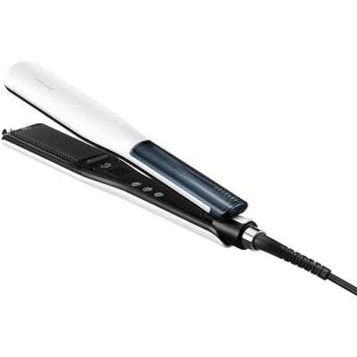 dreame AuraSteam Straight, Lisseur vapeur à double rangée Lissage et boucles, plaques larges 3D, réservoir amovible de 20 ml et 5 températures jusqu’à 220 °C. dreame AuraSteam Straight, Lisseur vapeur à double rangée Lissage et boucles, plaques larges 3D, réservoir amovible de 20 ml et 5 températures jusqu’à 220 °C.