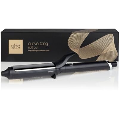 ghd Boucleur Soft Curl Tong Fer à friser Professionnel 32mm Boucles larges et volumineuses Cheveux mi-longs à longs Sans chaleur extrême Boucles en 5 à 8 secondes Tenue 24H ghd Boucleur Soft Curl Tong Fer à friser Professionnel 32mm Boucles larges et volumineuses Cheveux mi-longs à longs Sans chaleur extrême Boucles en 5 à 8 secondes Tenue 24H