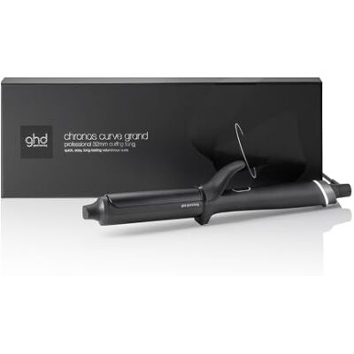 ghd Boucleur Chronos Curve Grand Tong Fer à friser Professionnel 32mm Boucles volumineuses, XXL Cheveux mi-longs à longs Sans dommage Coiffure facile, 3x plus rapide sans frisottis ghd Boucleur Chronos Curve Grand Tong Fer à friser Professionnel 32mm Boucles volumineuses, XXL Cheveux mi-longs à longs Sans dommage Coiffure facile, 3x plus rapide sans frisottis