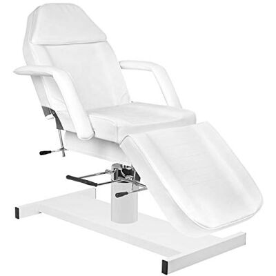 ACTIVESHOP Basic 210A Table de massage hydraulique en cuir synthétique de qualité supérieure Blanc Charge maximale 200 kg 180 x 63 x 64-80 cm (L x l x H) ACTIVESHOP Basic 210A Table de massage hydraulique en cuir synthétique de qualité supérieure Blanc Charge maximale 200 kg 180 x 63 x 64-80 cm (L x l x H)