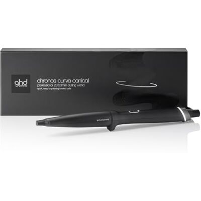 ghd Boucleur Chronos Curve Conical Wand Fer à friser Professionnel 28mm Boucles naturelles, wavy facile Toutes longueurs de cheveux Sans dommage Coiffure 3x plus rapide sans frisottis ghd Boucleur Chronos Curve Conical Wand Fer à friser Professionnel 28mm Boucles naturelles, wavy facile Toutes longueurs de cheveux Sans dommage Coiffure 3x plus rapide sans frisottis