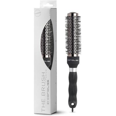 Corioliss Brosses de cheveux pour femmes Brosse à cheveux ioniques professionnelle dans le baril rond Titanium Idéal pour le coiffage de chaque type de cheveux (33 mm) Corioliss Brosses de cheveux pour femmes Brosse à cheveux ioniques professionnelle dans le baril rond Titanium Idéal pour le coiffage de chaque type de cheveux (33 mm)