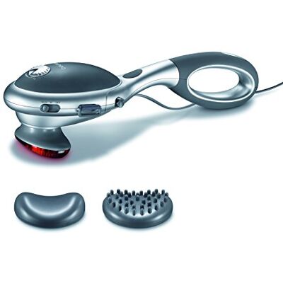 Beurer MG 70 Appareil de massage à infrarouge, Masseur électrique parfait pour le dos, la nuque et les jambes, Massage par tapotement relaxant et agissant en profondeur Beurer MG 70 Appareil de massage à infrarouge, Masseur électrique parfait pour le dos, la nuque et les jambes, Massage par tapotement relaxant et agissant en profondeur