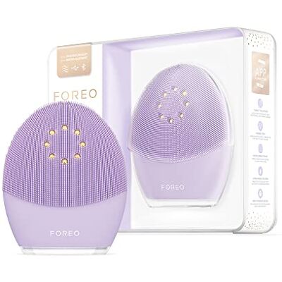FOREO LUNA 3 plus Peau sensible Brosse nettoyante visage et lifting avec micro-courants Soins de la peau ultra-hygiéniques Sculpteur de visage Massage visage T-Sonic Connecté à l'app FOREO LUNA 3 plus Peau sensible Brosse nettoyante visage et lifting avec micro-courants Soins de la peau ultra-hygiéniques Sculpteur de visage Massage visage T-Sonic Connecté à l'app