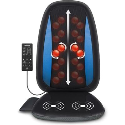 COMFIER Masseur de dos Shiatsu confortable avec coussin de siège de massage à pétrir les tissus profonds COMFIER Masseur de dos Shiatsu confortable avec coussin de siège de massage à pétrir les tissus profonds