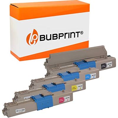 Bubprint 4 Cartouche de Toner Compatible pour OKI C301 C301DN C321 C321DN MC332 MC332DN MC340 MC342 MC342DN MC342DNW 44973536 44973535 44973534 44973533 Bubprint 4 Cartouche de Toner Compatible pour OKI C301 C301DN C321 C321DN MC332 MC332DN MC340 MC342 MC342DN MC342DNW 44973536 44973535 44973534 44973533