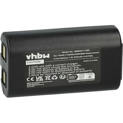 vhbw Batterie Compatible avec Dymo LabelManager 260 260P, 280, PnP imprimante, scanner, imprimante d'étiquettes (650mAh, 7,4V, Li-ion) vhbw Batterie Compatible avec Dymo LabelManager 260 260P, 280, PnP imprimante, scanner, imprimante d'étiquettes (650mAh, 7,4V, Li-ion)