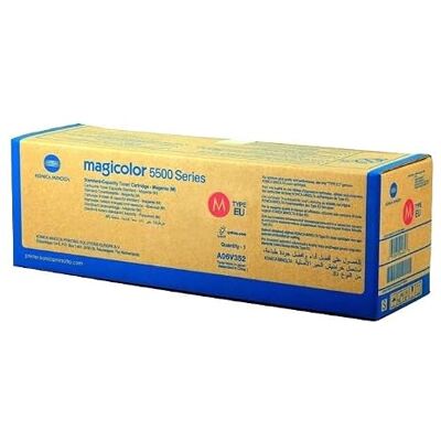 Konica Minolta Magicolor 5550 DTH (A06V352) Cartouche de toner d'origine Rouge/magenta Konica Minolta Magicolor 5550 DTH (A06V352) Cartouche de toner d'origine Rouge/magenta