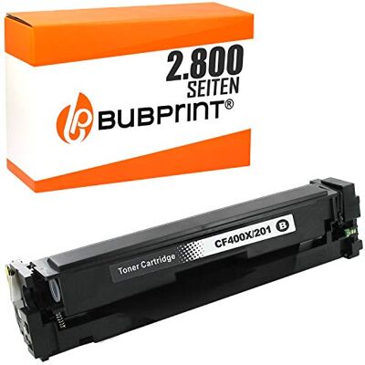 Bubprint Cartouche de Toner Compatible pour HP CF400X 201A 201X pour Color Laserjet MFP M277DW M277N M270 M252DW M252N M250 M274DN M274N M270 Noir Bubprint Cartouche de Toner Compatible pour HP CF400X 201A 201X pour Color Laserjet MFP M277DW M277N M270 M252DW M252N M250 M274DN M274N M270 Noir