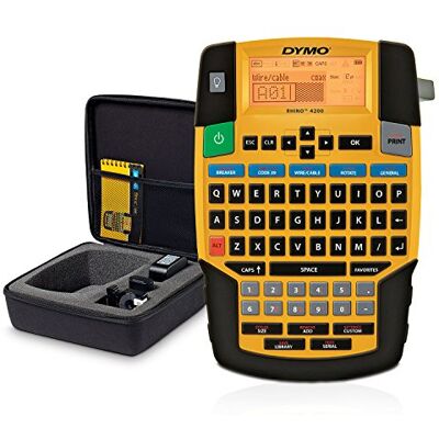 Dymo Rhino QWERTY Kit étui – Jaune Dymo Rhino QWERTY Kit étui – Jaune