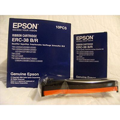 Epson Ruban Noir et Rouge erc-38br Ruban pour imprimante Epson Ruban Noir et Rouge erc-38br Ruban pour imprimante