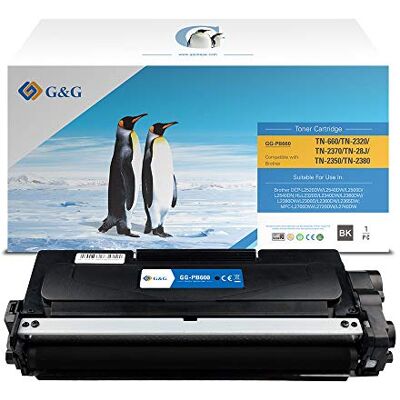 G&G Toner GG noir pour Brother TN2320 G&G Toner GG noir pour Brother TN2320