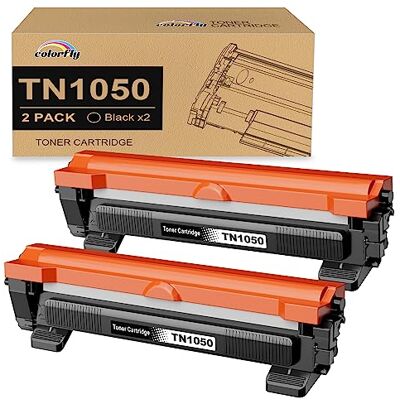 colorfly TN1050 TN-1050 Cartouche de Toner Compatible pour Brother TN 1050 (Noir) colorfly TN1050 TN-1050 Cartouche de Toner Compatible pour Brother TN 1050 (Noir)
