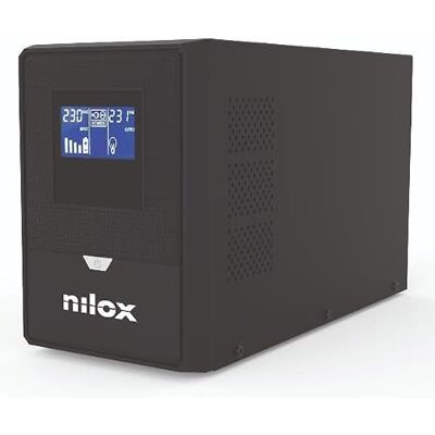 Nilox UPS Professionnel Onde Sinusoïdale Pure, Groupe De Continuité Avec Batterie Intégrée, Protection Appareils Sensibles, AVR Stabilisateur, USB, 2 Schuko + 2 IEC, Sauvegarde 2 ms Nilox UPS Professionnel Onde Sinusoïdale Pure, Groupe De Continuité Avec Batterie Intégrée, Protection Appareils Sensibles, AVR Stabilisateur, USB, 2 Schuko + 2 IEC, Sauvegarde 2 ms