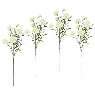 I.GE.A. - Nelke - Blanc - 15x71x8 cm - tige florale artificielle I.GE.A. - Nelke - Blanc - 15x71x8 cm - tige florale artificielle