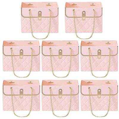 Sloane Sacs en papier pour bouquet de fleurs Jardinières pour arrangements 8 sacs de transport Boîte cadeau avec longues poignées pour emballer des arrangements floraux Sloane Sacs en papier pour bouquet de fleurs Jardinières pour arrangements 8 sacs de transport Boîte cadeau avec longues poignées pour emballer des arrangements floraux