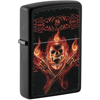 Zippo Briquet Tempête Motif Anne Stokes, Noir Mat, Impression Color Image, Rechargeable, Réutilisable, Coupe-vent, Coffret Cadeau, Fabriqué Aux États-Unis Zippo Briquet Tempête Motif Anne Stokes, Noir Mat, Impression Color Image, Rechargeable, Réutilisable, Coupe-vent, Coffret Cadeau, Fabriqué Aux États-Unis