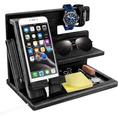 1STKER Cadeau pour homme Station d'accueil en bois pour téléphone Cadeau de fête des pères de la part de sa fille/fils, cadeaux pour papa pour homme qui ont tout, cadeaux d'anniversaire pour lui, 1STKER Cadeau pour homme Station d'accueil en bois pour téléphone Cadeau de fête des pères de la part de sa fille/fils, cadeaux pour papa pour homme qui ont tout, cadeaux d'anniversaire pour lui,