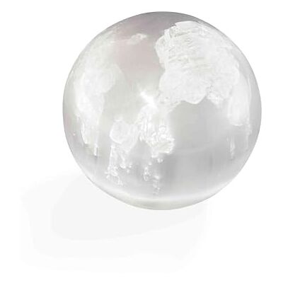 NKlaus Diamètre de la sélénite : 8 cm, poids : 633 g, boule polie de 8 cm, 1 pièce Pour la méditation NKlaus Diamètre de la sélénite : 8 cm, poids : 633 g, boule polie de 8 cm, 1 pièce Pour la méditation