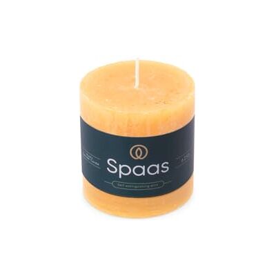 Spaas Bougie Pilier Rustique 70/70 mm 25h couleur sable Spaas Bougie Pilier Rustique 70/70 mm 25h couleur sable