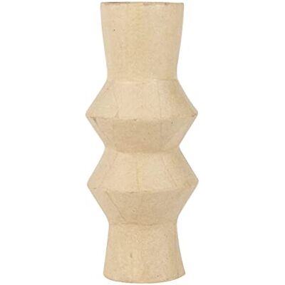 décopatch HD070C Un support en papier mâché brun 10x10x25 cm Waterproof Vase twisty décopatch HD070C Un support en papier mâché brun 10x10x25 cm Waterproof Vase twisty
