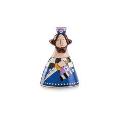 Egan Cloche Roi Les Tournantes Bleu 7X10 Egan Cloche Roi Les Tournantes Bleu 7X10