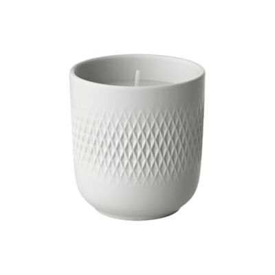 Villeroy & Boch Manufacture Collier blanc bougie parfumée Carre Mystery 8,5 x 8,5 x 9 cm, porcelaine Premium, durée de combustion de 40 h Villeroy & Boch Manufacture Collier blanc bougie parfumée Carre Mystery 8,5 x 8,5 x 9 cm, porcelaine Premium, durée de combustion de 40 h