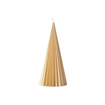 Villeroy & Boch Christmas Chic bougie sapin 20 cm dorée, décoration de Noël, moderne, déco de Noël élégante, cire Villeroy & Boch Christmas Chic bougie sapin 20 cm dorée, décoration de Noël, moderne, déco de Noël élégante, cire
