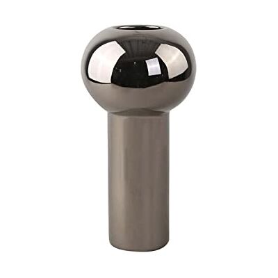 Cooee Design Vase Dark Silver HI-028-27-DS : 12 x 24 cm Cooee Design Vase Dark Silver HI-028-27-DS : 12 x 24 cm