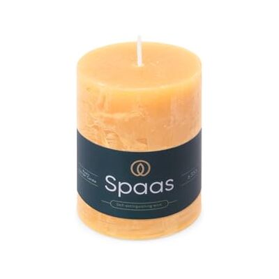 Spaas Bougie Pilier Rustique 70/95 mm 35h couleur sable Spaas Bougie Pilier Rustique 70/95 mm 35h couleur sable