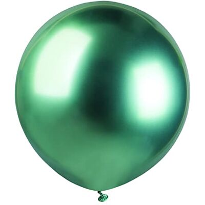 Ciao Lot de 25 ballons métalliques en latex naturel de qualité supérieure G150 (Ø 48 cm / 19 "), vert métallisé Ciao Lot de 25 ballons métalliques en latex naturel de qualité supérieure G150 (Ø 48 cm / 19 "), vert métallisé