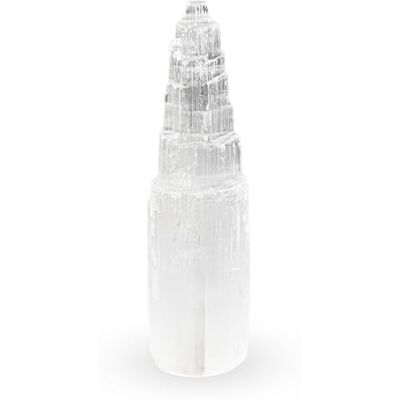 NKlaus Pierre de sélénite, tour d'énergie pour méditation, 20 cm, 1 pièce Colonne de guérison faite à la main pour Reiki, protection, harmonisation et nettoyage spirituel, 740 g NKlaus Pierre de sélénite, tour d'énergie pour méditation, 20 cm, 1 pièce Colonne de guérison faite à la main pour Reiki, protection, harmonisation et nettoyage spirituel, 740 g
