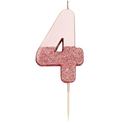 Talking Tables - BDAY-CANDLE-RG-4 - Or rose Talking Tables - BDAY-CANDLE-RG-4 - Or rose
