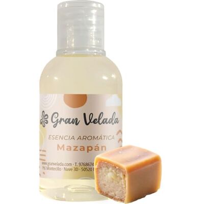 GRAN VELADA Essence aromatique massepain Parfum sucré et épicé pour parfumer savons, crèmes, bougies et plus encore Intense et enveloppante avec des notes de sucre et de vanille GRAN VELADA Essence aromatique massepain Parfum sucré et épicé pour parfumer savons, crèmes, bougies et plus encore Intense et enveloppante avec des notes de sucre et de vanille