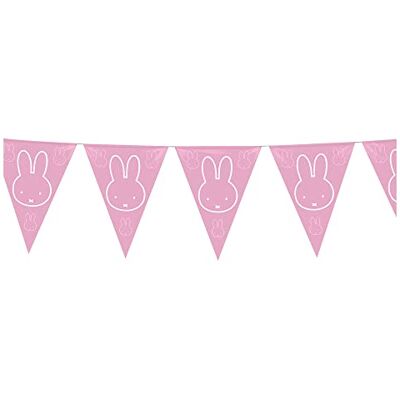 Jep-Party Nijntje Rose 10m Guirlande - décoration de fête Jep-Party Nijntje Rose 10m Guirlande - décoration de fête
