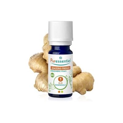 Puressentiel Huile Essentielle Gingembre Frais Bio 100% pure et naturelle HEBBD 5 ml Puressentiel Huile Essentielle Gingembre Frais Bio 100% pure et naturelle HEBBD 5 ml