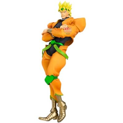 Banpresto Figurine d'action DIO Jojo'S Bizarre Adventure Stardust Crusaders, Mometria 22 cm, multicolore, figurine à collectionner, idéale pour les fans d'Anime Banpresto Figurine d'action DIO Jojo'S Bizarre Adventure Stardust Crusaders, Mometria 22 cm, multicolore, figurine à collectionner, idéale pour les fans d'Anime