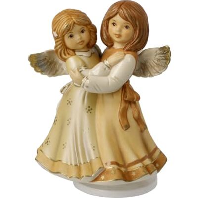 Goebel Figurine d'ange joyeux Noël Champagne Messager céleste de Noël Goebel Figurine d'ange joyeux Noël Champagne Messager céleste de Noël