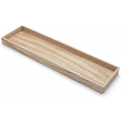 Spetebo Plateau à bougie rectangulaire en bois avec bord haut 80 x 20 cm XL Plateau décoratif long naturel Plateau décoratif en bois Plateau décoratif pour Noël, Avent, mariage, cadeaux de Spetebo Plateau à bougie rectangulaire en bois avec bord haut 80 x 20 cm XL Plateau décoratif long naturel Plateau décoratif en bois Plateau décoratif pour Noël, Avent, mariage, cadeaux de