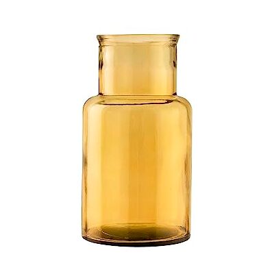 H&H vase noa en verre recyclé ambre h 28 cm H&H vase noa en verre recyclé ambre h 28 cm