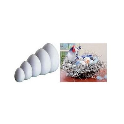 GLOREX 6 2250 120 Décoration Oeufs, en Plastique, Blanc, 34 x 26 x 11 cm GLOREX 6 2250 120 Décoration Oeufs, en Plastique, Blanc, 34 x 26 x 11 cm