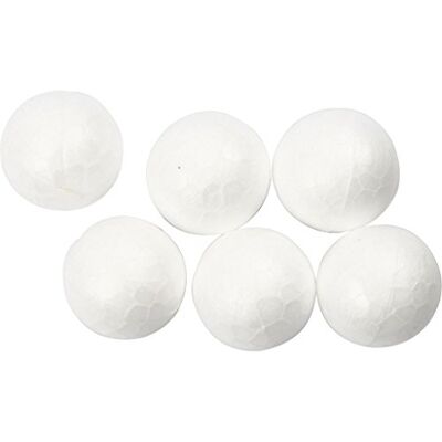 Creativ Petites boules de polystyrène, Diamètre : 1,5 cm, lot de 200. Creativ Petites boules de polystyrène, Diamètre : 1,5 cm, lot de 200.