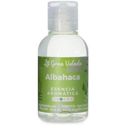 GRAN VELADA Essence aromatique de basilic intense Parfum frais et végétal, idéal pour savons, shampooings, bougies et rituels ésotériques 50 ml GRAN VELADA Essence aromatique de basilic intense Parfum frais et végétal, idéal pour savons, shampooings, bougies et rituels ésotériques 50 ml