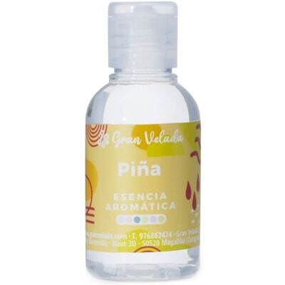 GRAN VELADA Essence aromatique d'ananas Notes tropicales et fraîches Idéal pour bougies, savons et désodorisants Parfum doux et sensuel 50 ml GRAN VELADA Essence aromatique d'ananas Notes tropicales et fraîches Idéal pour bougies, savons et désodorisants Parfum doux et sensuel 50 ml