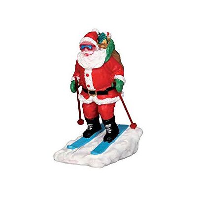 Lemax Vail Village Figurine Père Noël Skier 52337 Lemax Vail Village Figurine Père Noël Skier 52337