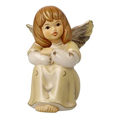 Goebel Figurine d'ange céleste Ange rêveur Couleur champagne En faïence 41-658-07-1 Goebel Figurine d'ange céleste Ange rêveur Couleur champagne En faïence 41-658-07-1