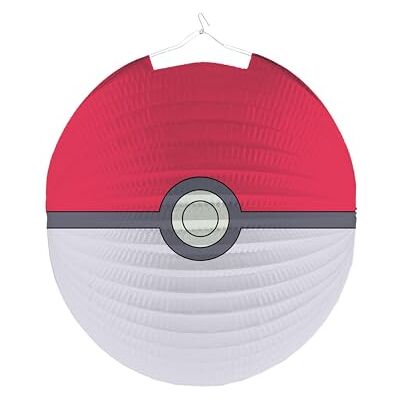 amscan Lampion * Pokeball * Décoration pour anniversaire d'enfant et fête Taille : 25 cm, avec bougeoir, en papier et métal Pokémon anniversaire d'enfant amscan Lampion * Pokeball * Décoration pour anniversaire d'enfant et fête Taille : 25 cm, avec bougeoir, en papier et métal Pokémon anniversaire d'enfant