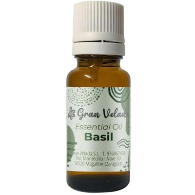 GRAN VELADA Essence aromatique de basilic intense Parfum frais et à base de plantes, idéal pour savons, shampooings, bougies et rituels ésotériques 250 ml GRAN VELADA Essence aromatique de basilic intense Parfum frais et à base de plantes, idéal pour savons, shampooings, bougies et rituels ésotériques 250 ml